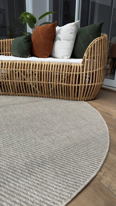 Tapete Egípcio Redondo Sisal Rustic Des 04 2,00m