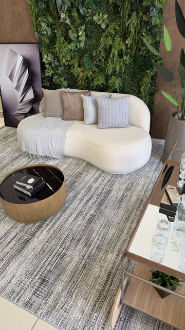 Tapete Turco Rivas Cinza Com Off White Des 450