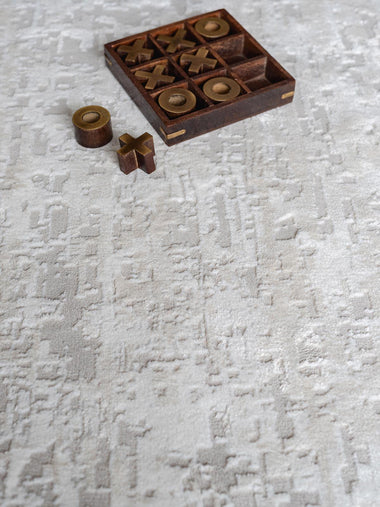 Tapete Turco Estonado Bari Off White Com Bege Des 707