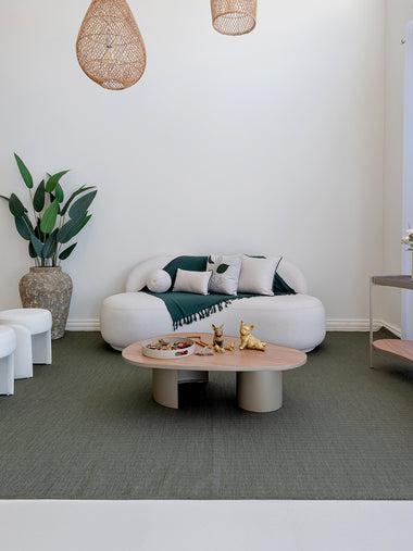 Tapete Sisal Roma Verde Oliva