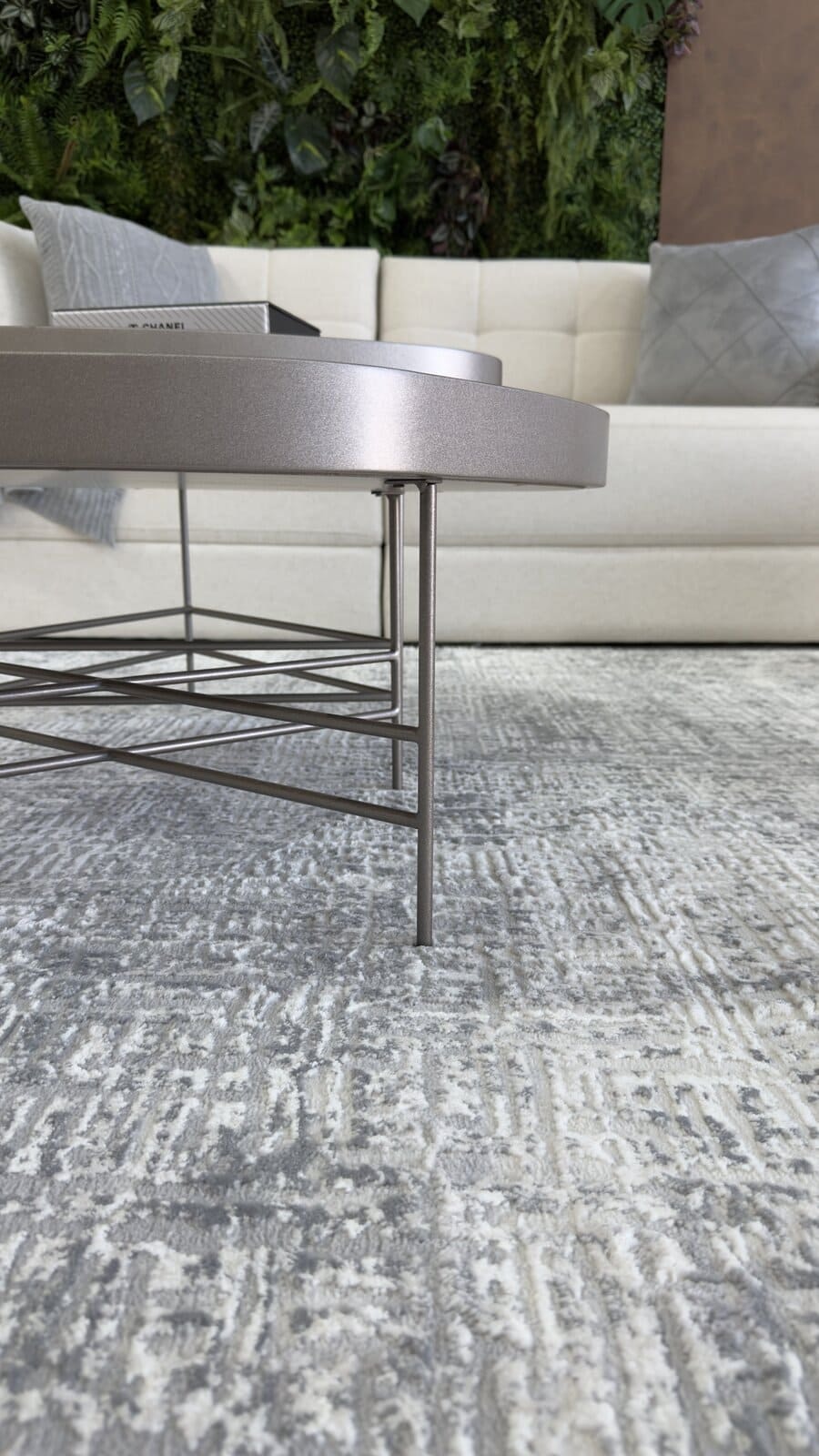 Tapete Turco Estonado Allure Cinza Com Off White Des 03