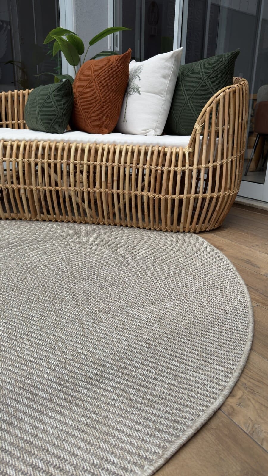 Tapete Egípcio Redondo Sisal Rustic Des 04 2,00m