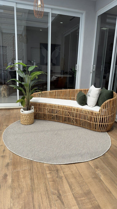 Tapete Egípcio Redondo Sisal Rustic Des 08 2,00m