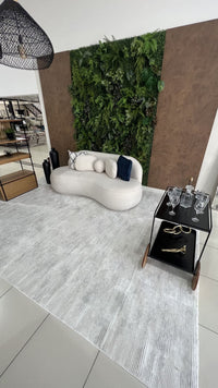 Tapete Turco Estonado Allure Off White Com Cinza Des 07