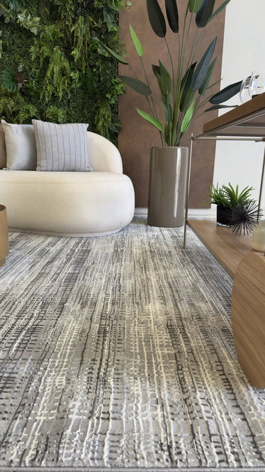 Tapete Turco Rivas Cinza Com Off White Des 450