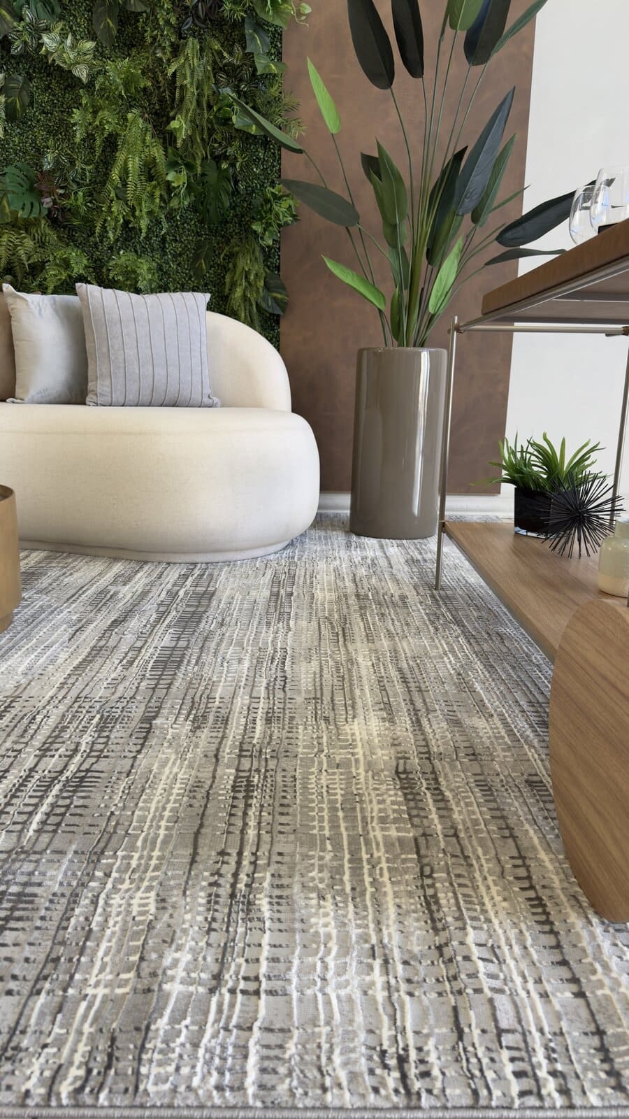 Tapete Turco Rivas Cinza Com Off White Des 450