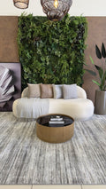 Tapete Turco Rivas Cinza Com Off White Des 450