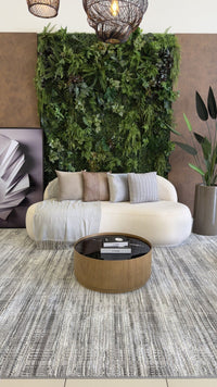 Tapete Turco Rivas Cinza Com Off White Des 450