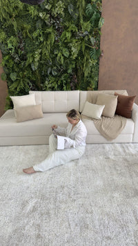 Tapete Turco Estonado Allure Marrom Com Off White Des 09
