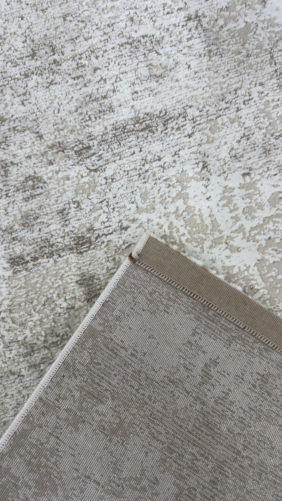 Tapete Turco Estonado Allure Marrom Com Off White Des 09