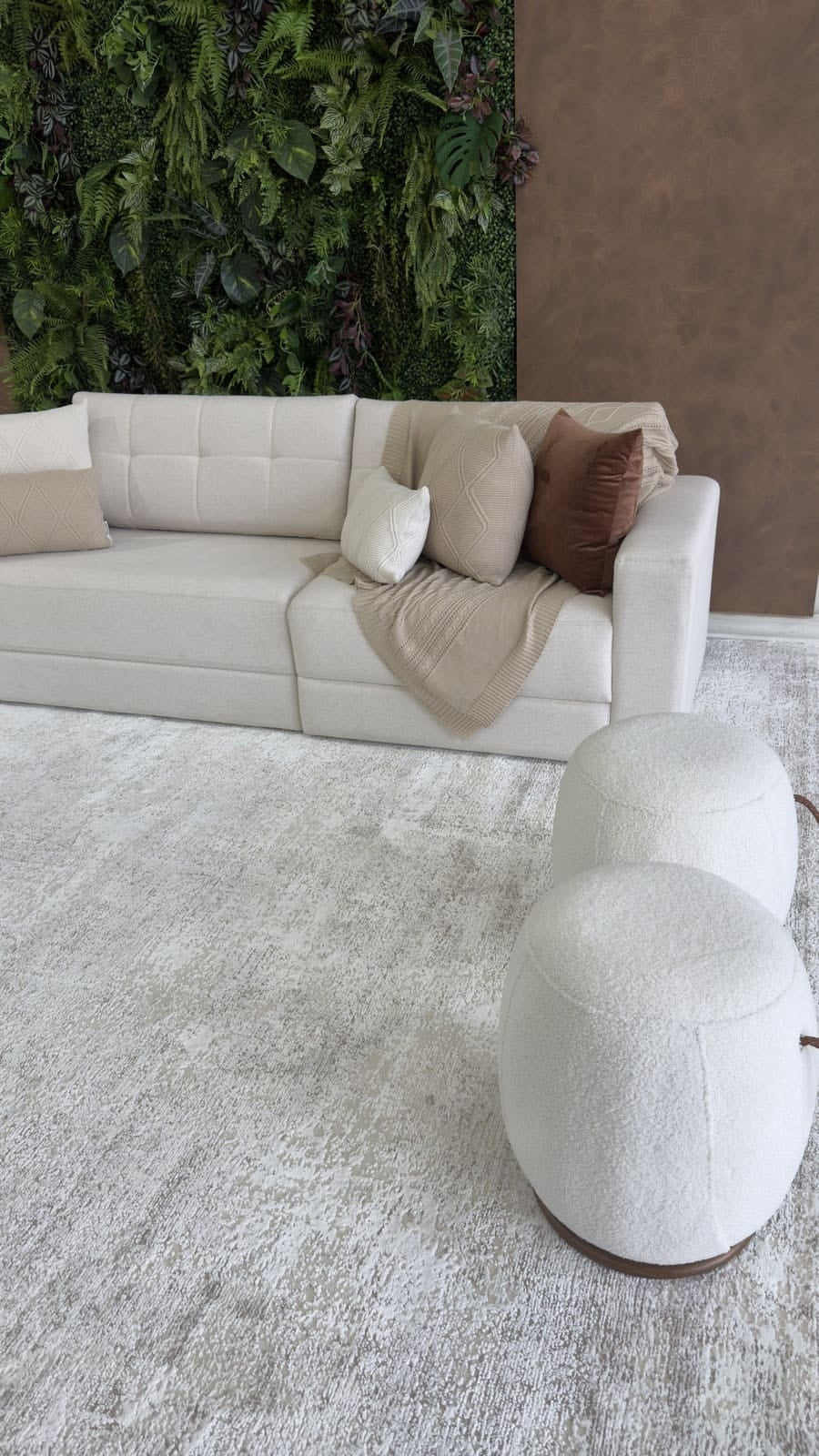 Tapete Turco Estonado Allure Marrom Com Off White Des 09