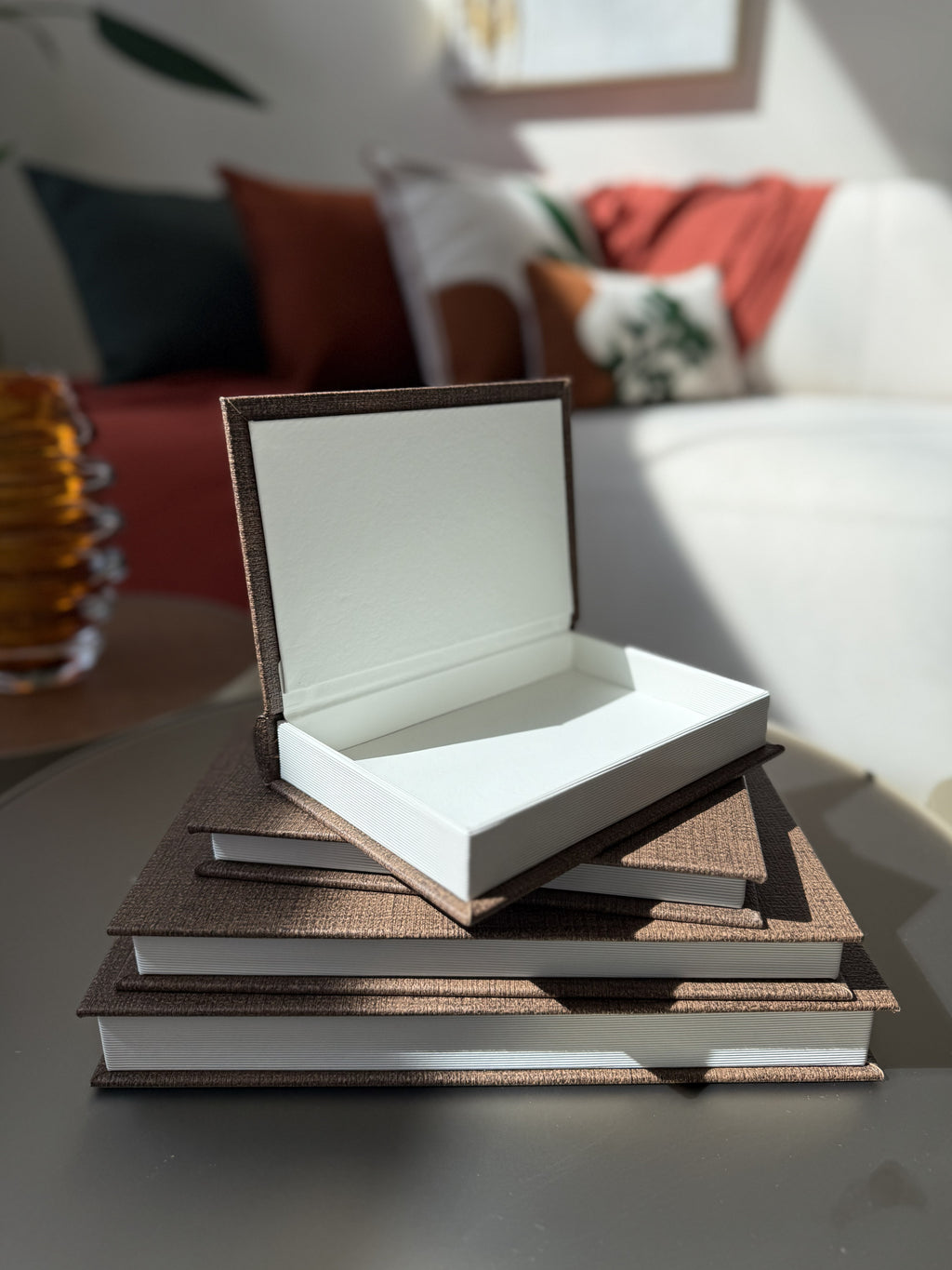 Livro Caixa Decorativo Mocha