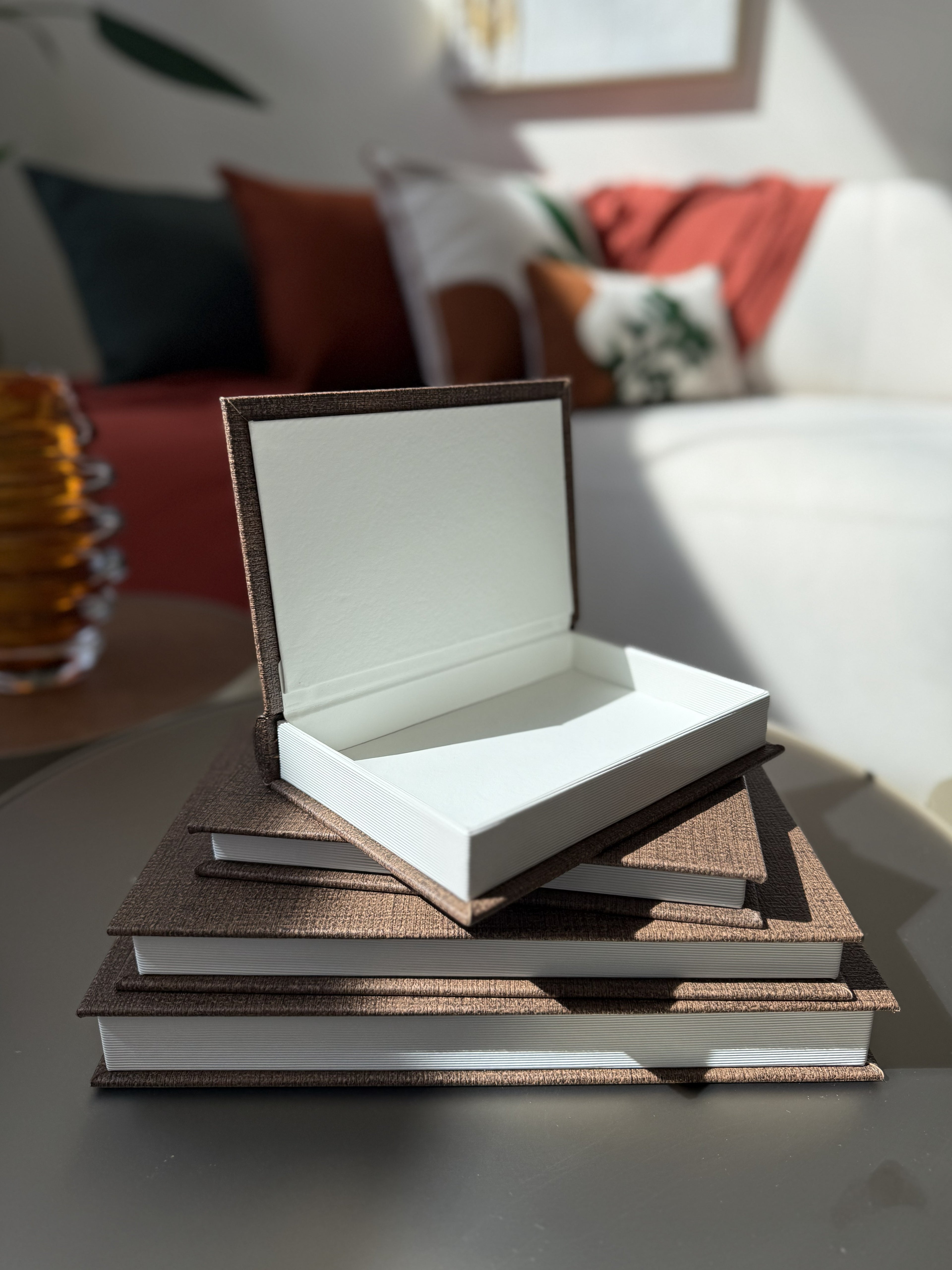 Livro Caixa Decorativo Mocha