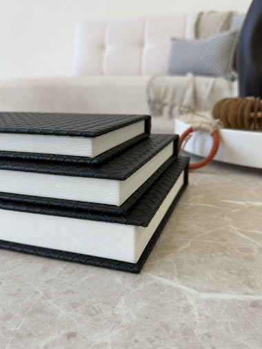 Livro Caixa Decorativo Preto