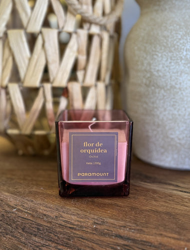 Vela Aromática Flor De Orquídea