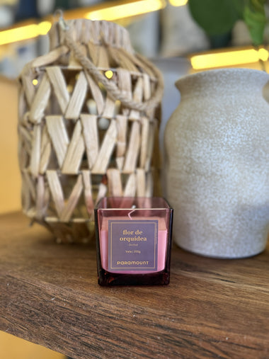 Vela Aromática Flor De Orquídea