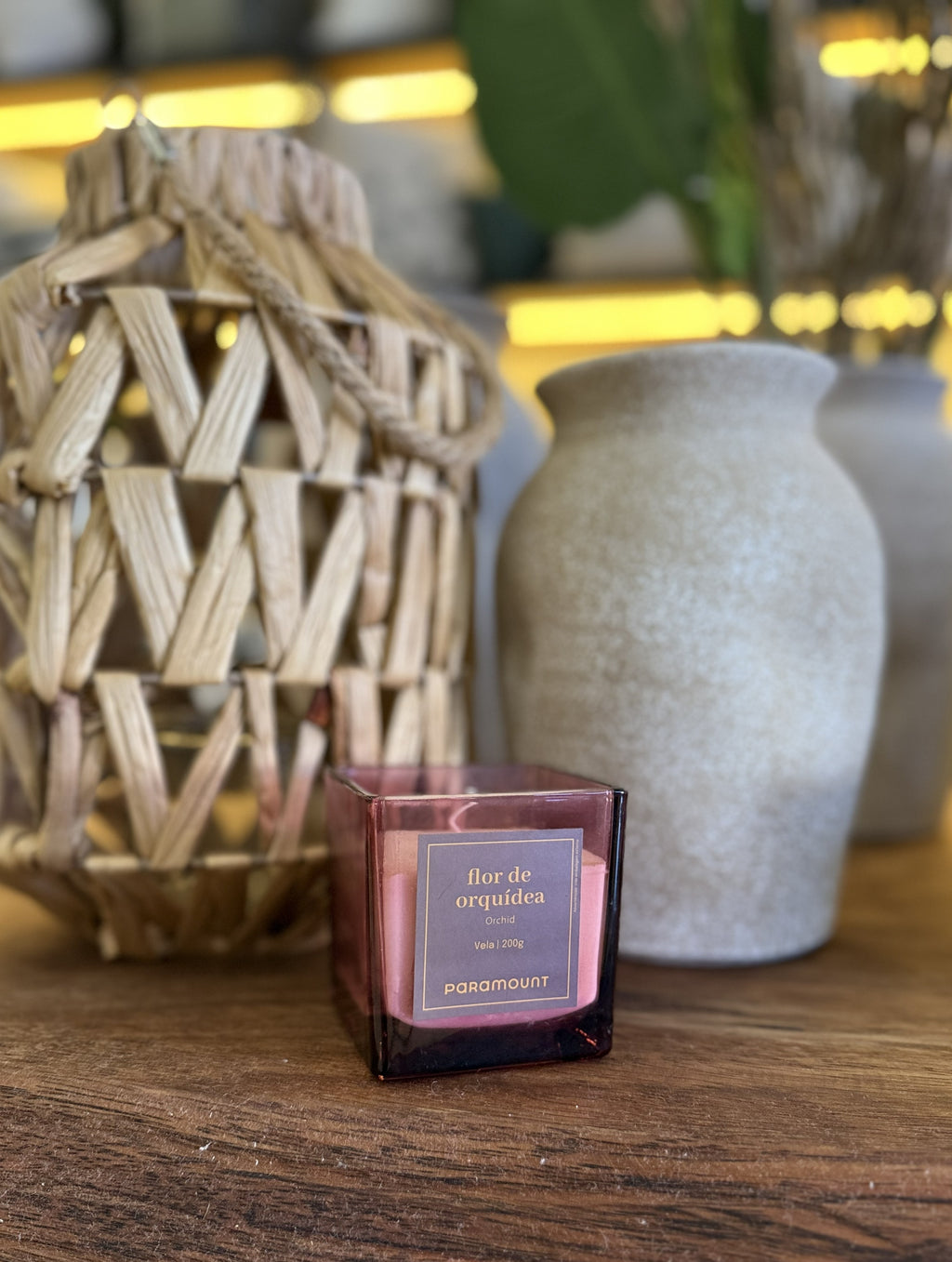 Vela Aromática Flor De Orquídea