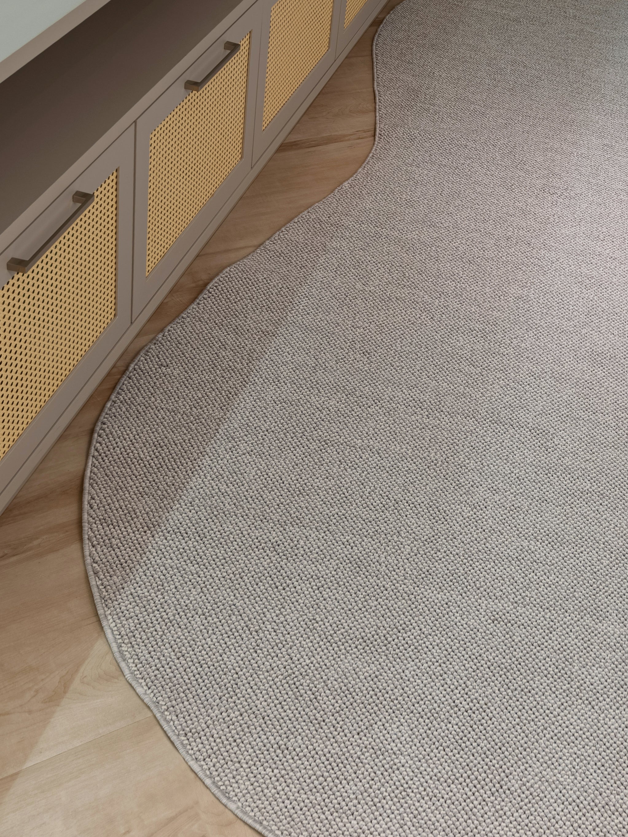 Tapete Turco Orgânico Londres Tear Premium Prata