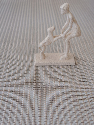 Tapete Sisal Exclusivo Cinza Com Bege